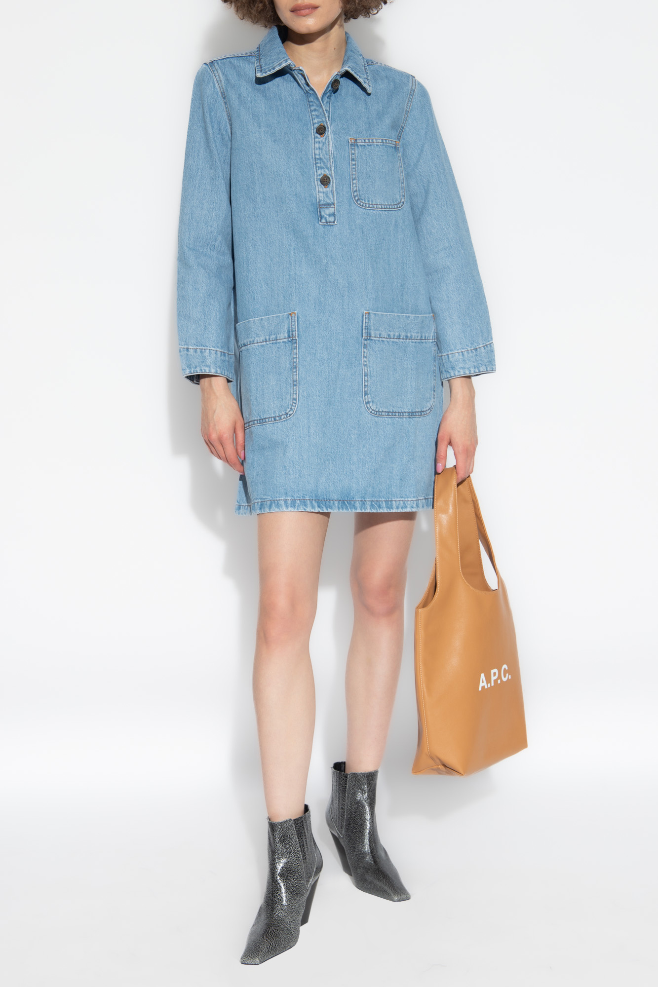 Apc shop denim dress